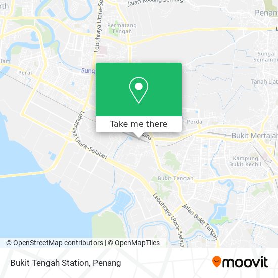Peta Bukit Tengah Station