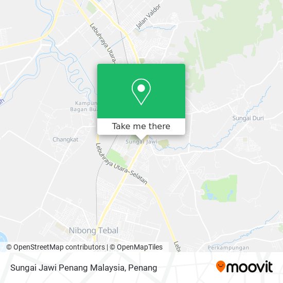 Sungai Jawi Penang Malaysia map