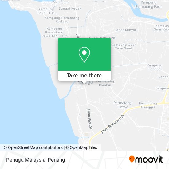 Penaga Malaysia map