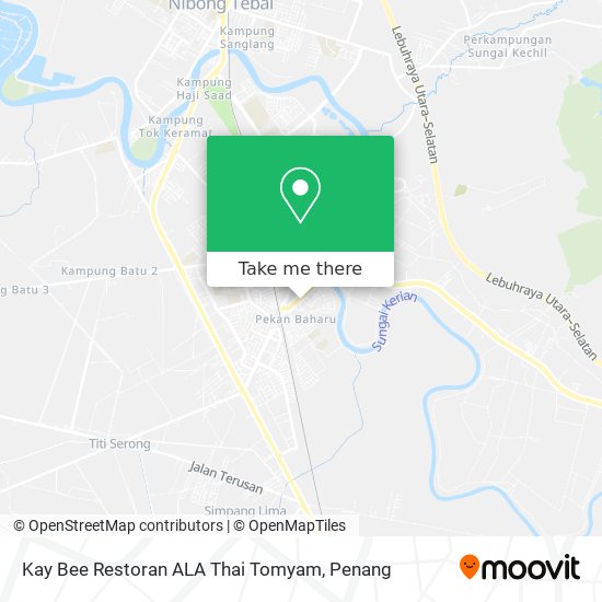 Kay Bee Restoran ALA Thai Tomyam map