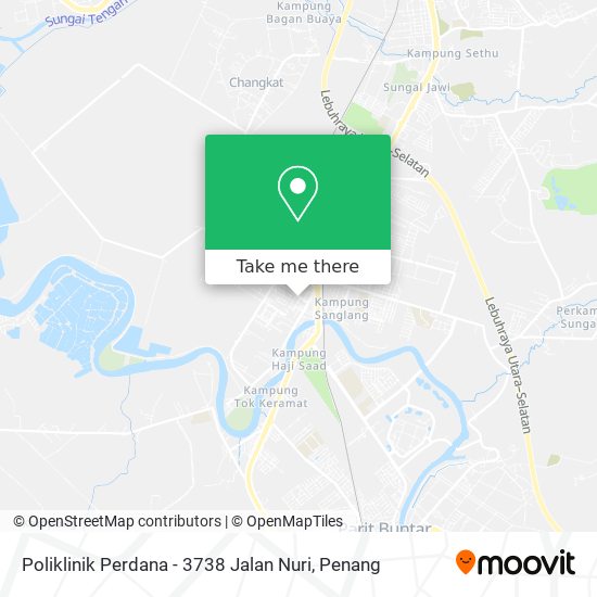 Peta Poliklinik Perdana - 3738 Jalan Nuri
