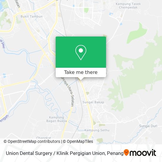 Union Dental Surgery / Klinik Pergigian Union map