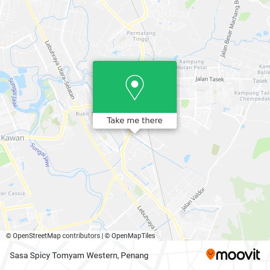 Sasa Spicy Tomyam Western map