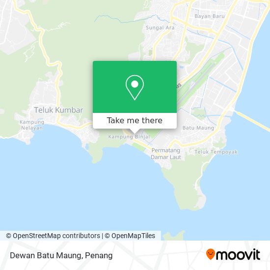 Dewan Batu Maung map