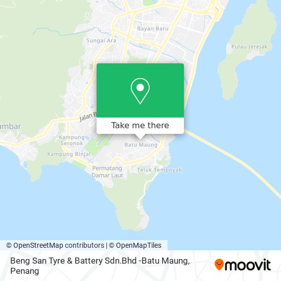 Peta Beng San Tyre & Battery Sdn.Bhd -Batu Maung