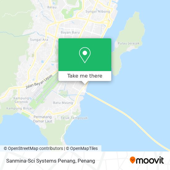 Sanmina-Sci Systems Penang map