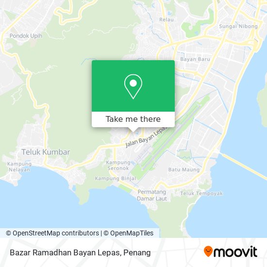 Peta Bazar Ramadhan Bayan Lepas