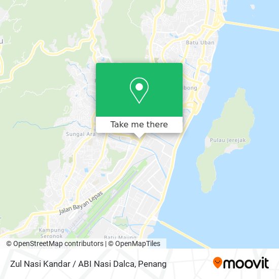 Zul Nasi Kandar / ABI Nasi Dalca map