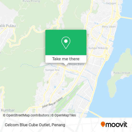 Celcom Blue Cube Outlet map