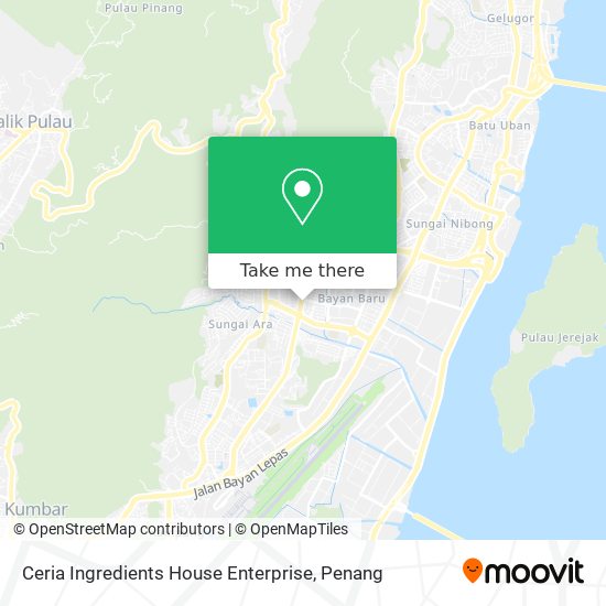 Ceria Ingredients House Enterprise map