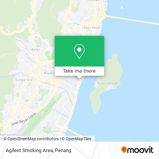 Agilent Smoking Area map