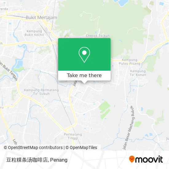 豆粒粿条汤咖啡店 map