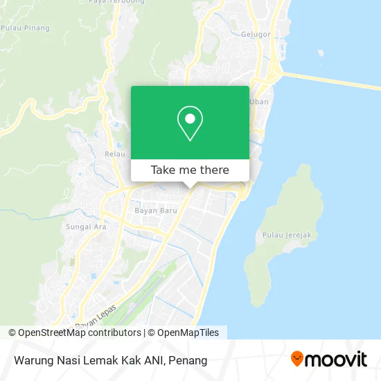 Warung Nasi Lemak Kak ANI map