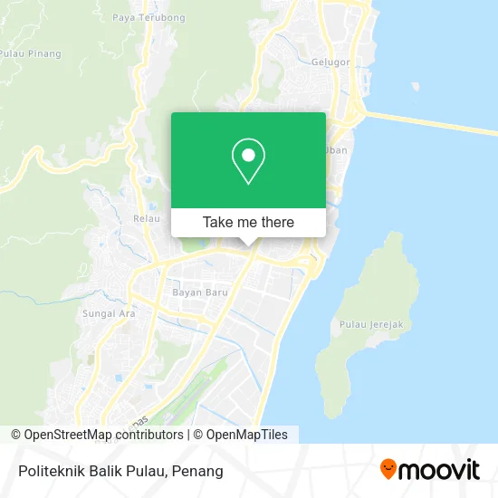 Politeknik Balik Pulau map
