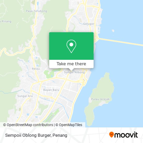 Peta Sempoii Oblong Burger
