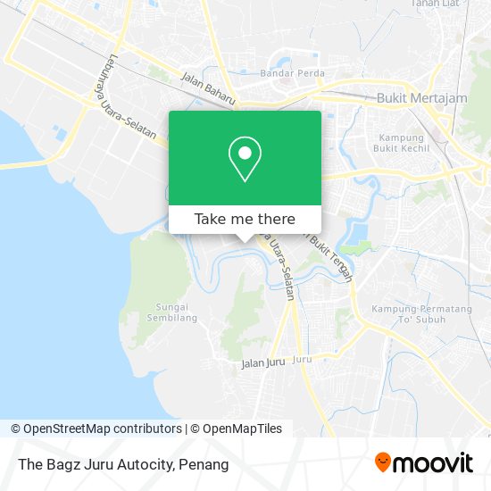 The Bagz Juru Autocity map