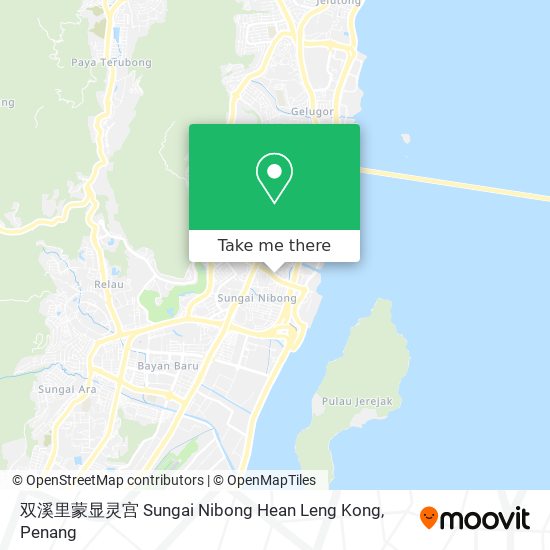 双溪里蒙显灵宫 Sungai Nibong Hean Leng Kong map