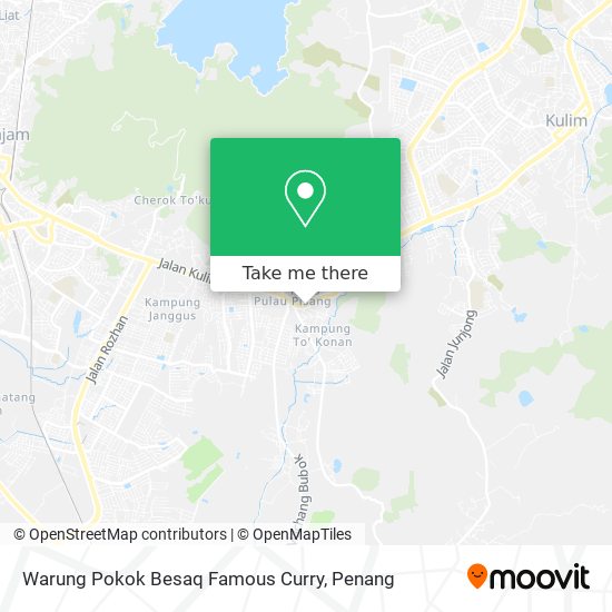 Peta Warung Pokok Besaq Famous Curry