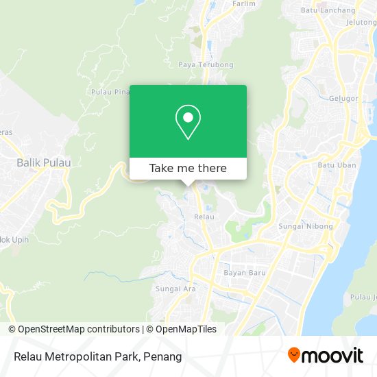 Relau Metropolitan Park map