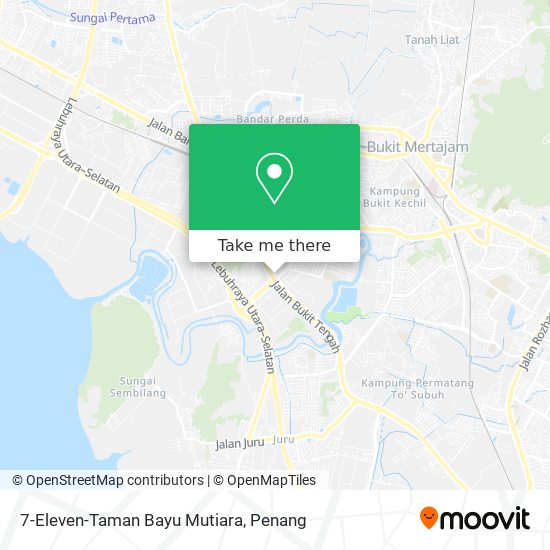 Peta 7-Eleven-Taman Bayu Mutiara