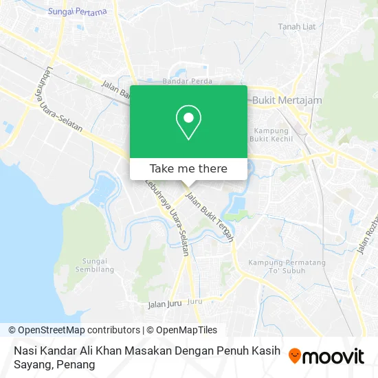 Peta Nasi Kandar Ali Khan Masakan Dengan Penuh Kasih Sayang