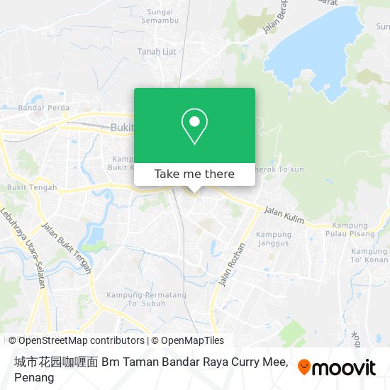 城市花园咖喱面 Bm Taman Bandar Raya Curry Mee map