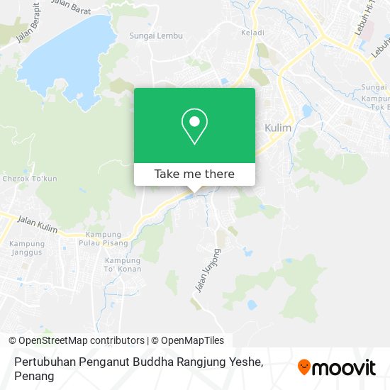 Peta Pertubuhan Penganut Buddha Rangjung Yeshe