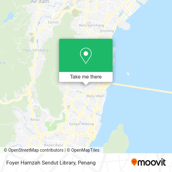 Foyer Hamzah Sendut Library map