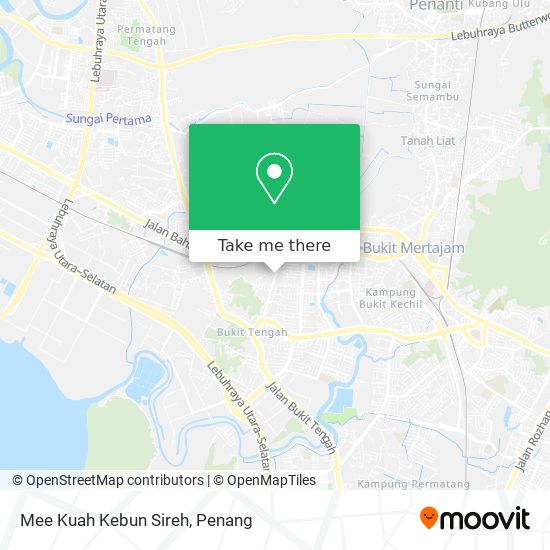 Mee Kuah Kebun Sireh map