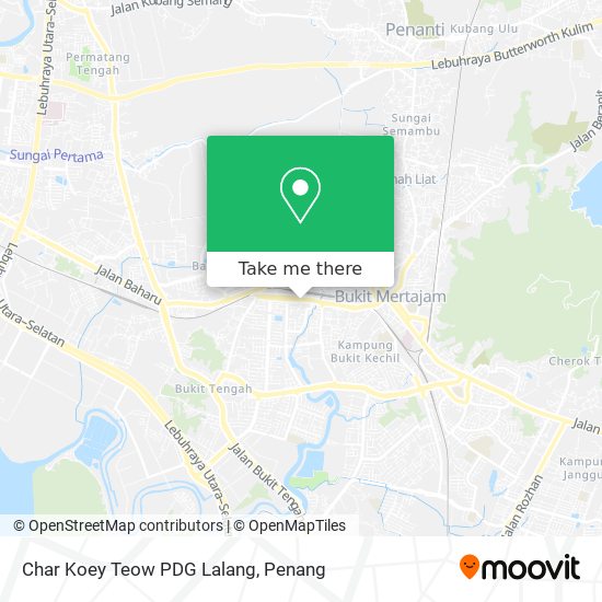 Peta Char Koey Teow PDG Lalang