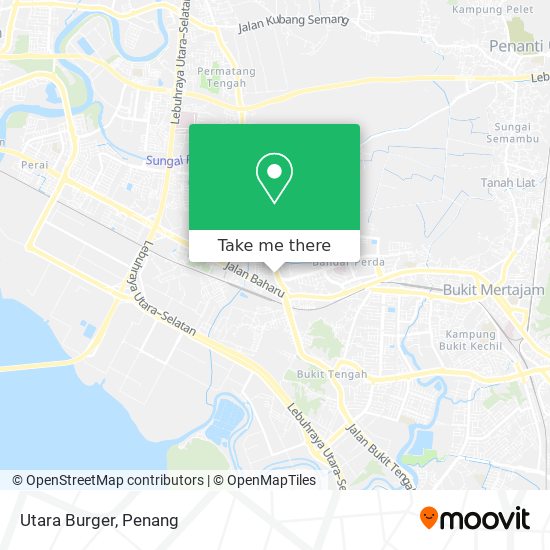 Utara Burger map