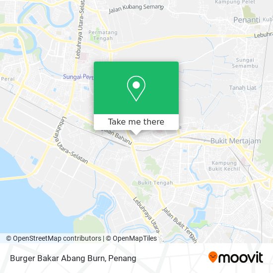 Peta Burger Bakar Abang Burn