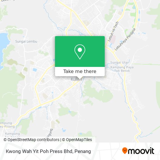 Kwong Wah Yit Poh Press Bhd map