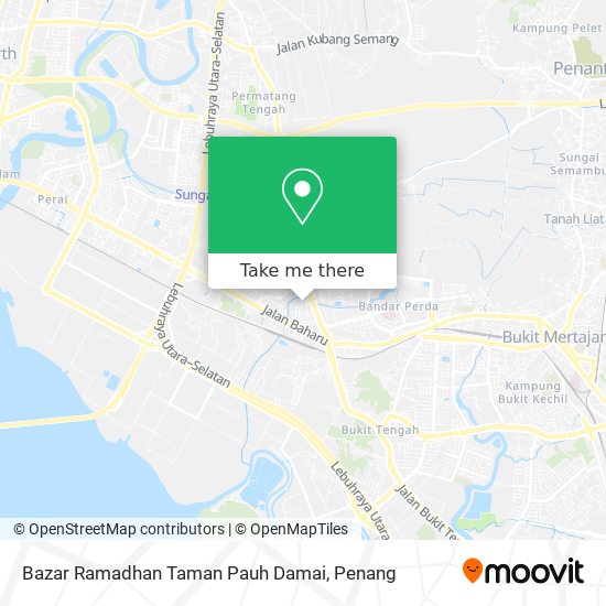 Bazar Ramadhan Taman Pauh Damai map