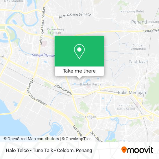 Halo Telco - Tune Talk - Celcom map