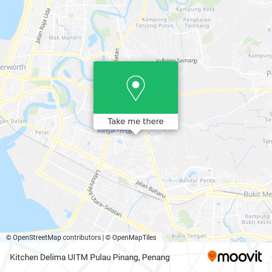 Kitchen Delima UITM Pulau Pinang map