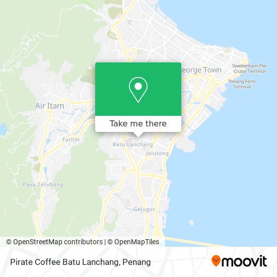 Pirate Coffee Batu Lanchang map
