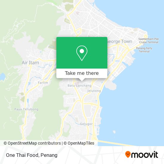 One Thai Food map