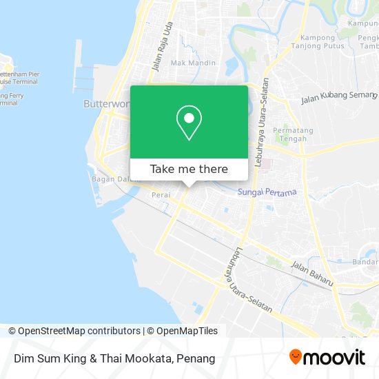 Dim Sum King & Thai Mookata map