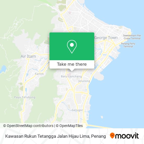 Kawasan Rukun Tetangga Jalan Hijau Lima map