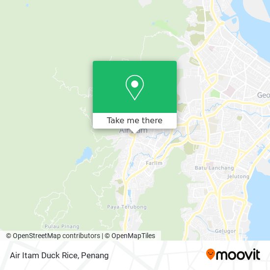 Air Itam Duck Rice map