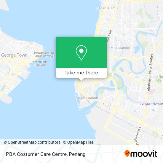 PBA Costumer Care Centre map