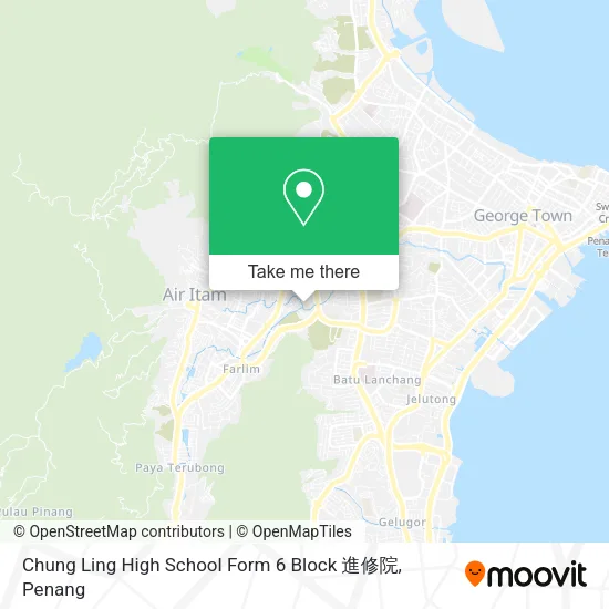 Chung Ling High School Form 6 Block 進修院 map