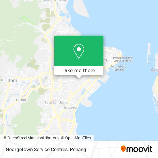 Georgetown Service Centres map