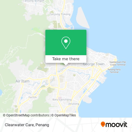 Clearwater Care map