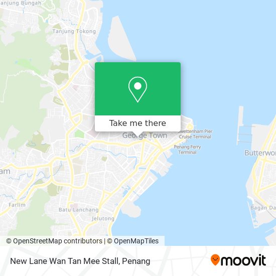 New Lane Wan Tan Mee Stall map