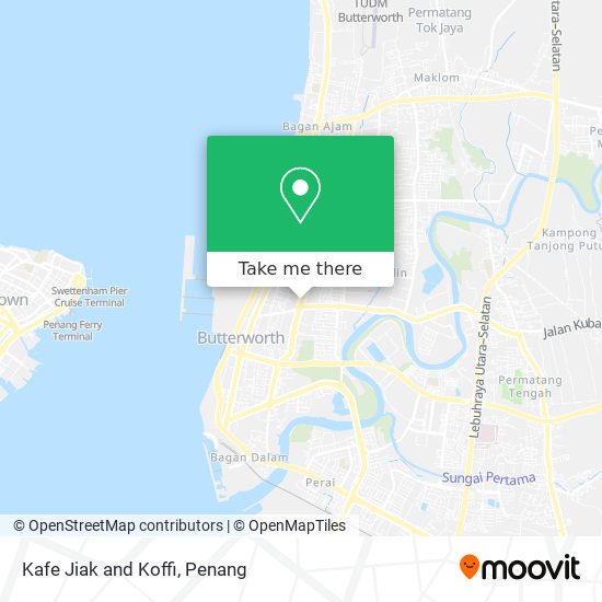 Kafe Jiak and Koffi map