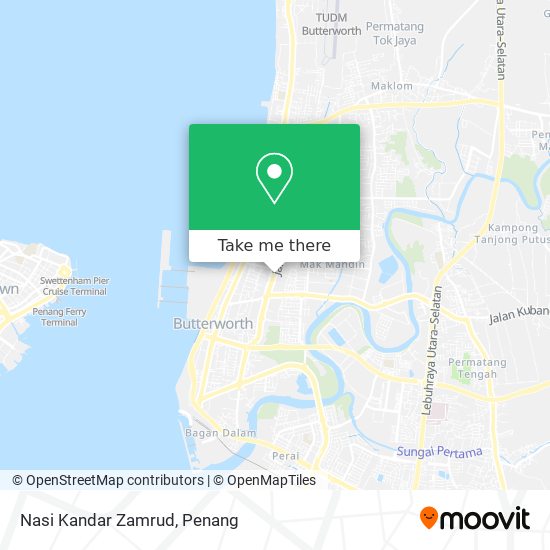 Nasi Kandar Zamrud map