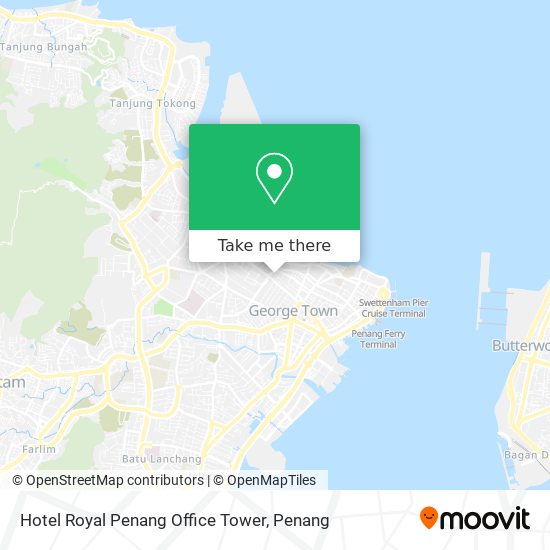 Hotel Royal Penang Office Tower map