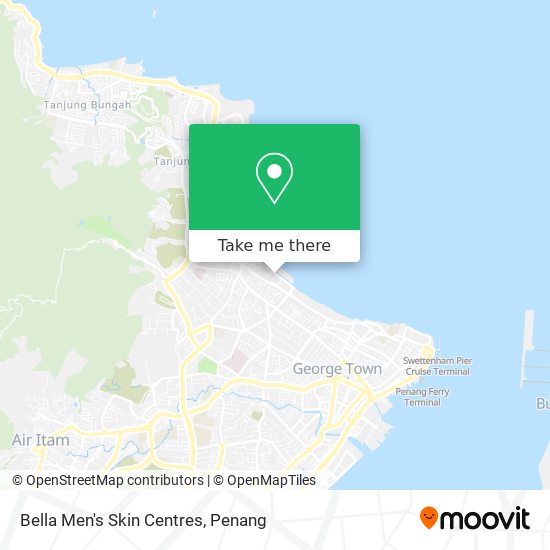 Bella Men's Skin Centres map